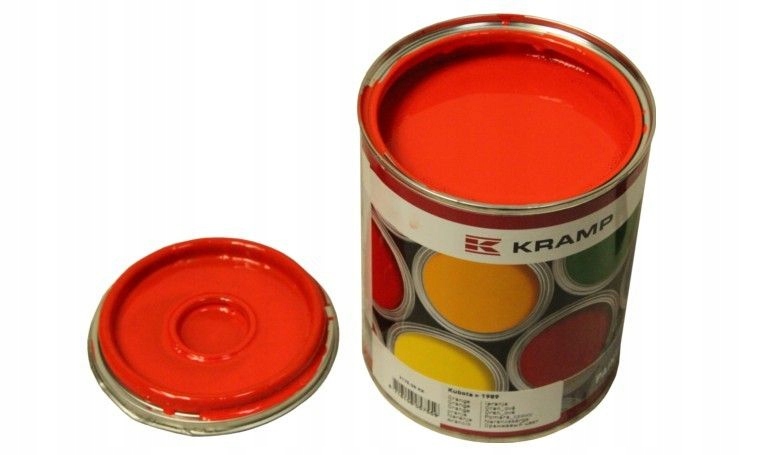 Oranžová farba Kubota 1L farba Kramp