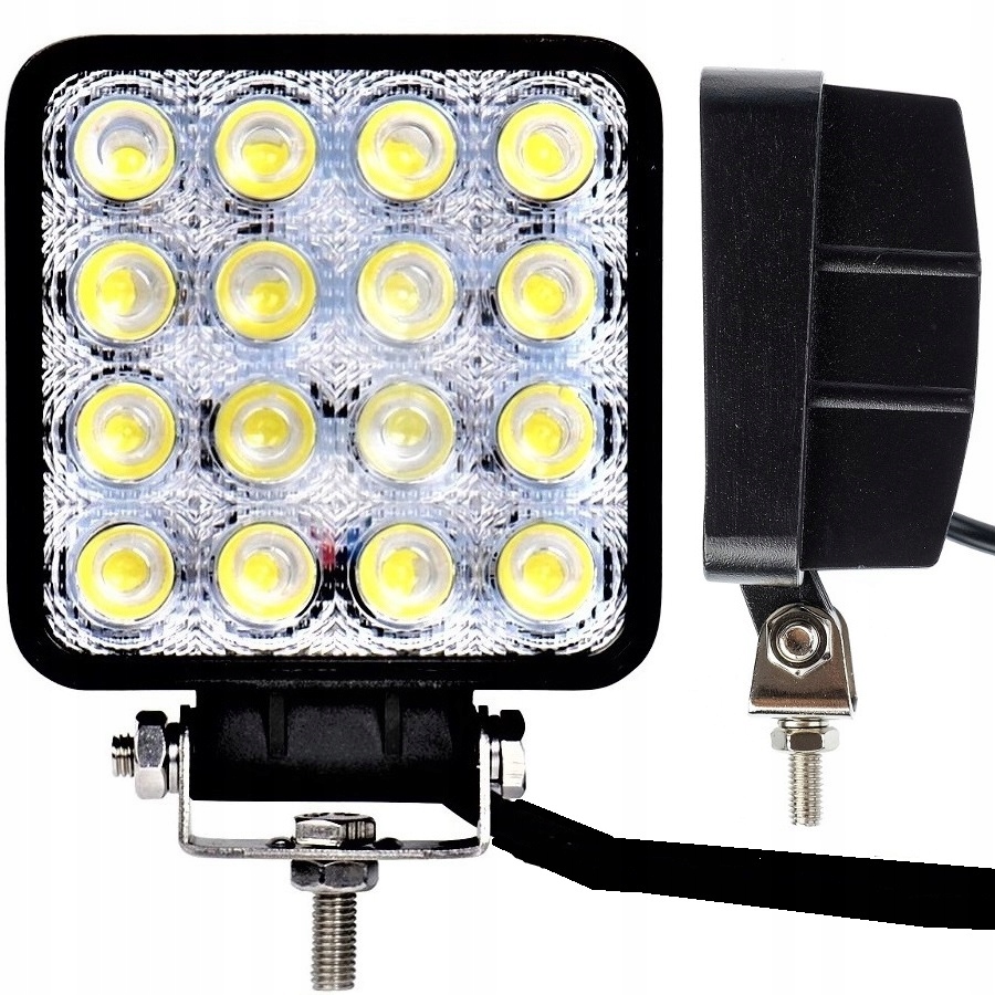 LED halogénová žiarovka 16 LED 48W NABÍJAČKA RÝPADIEL