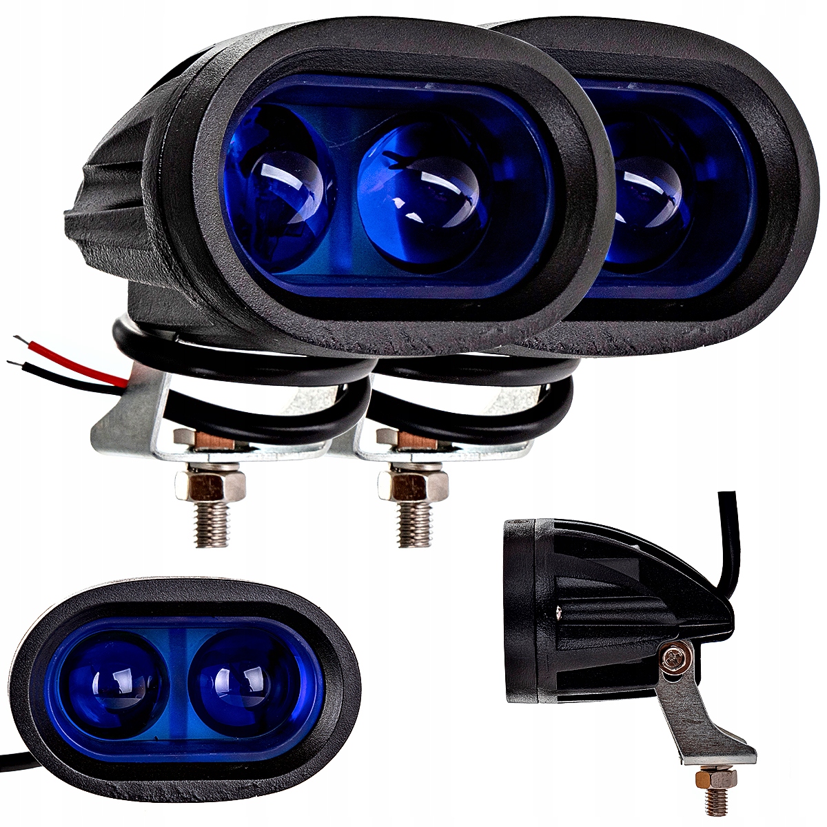Pracovný rozprašovač lampy 16W modrý malý 2 ks