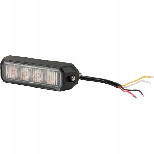LED výstražné svetlo, 4 LED 12W 12 / 24V