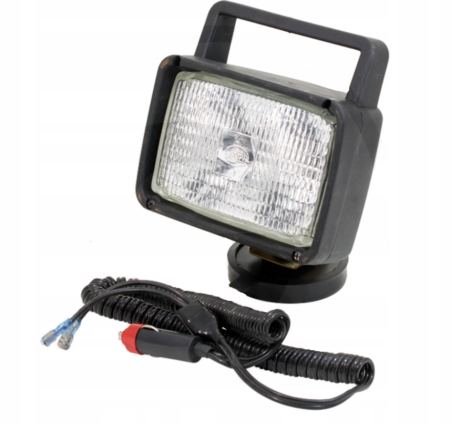 Pracovná lampa dvojité žiarovky 2xH3, 55 W, na magnet