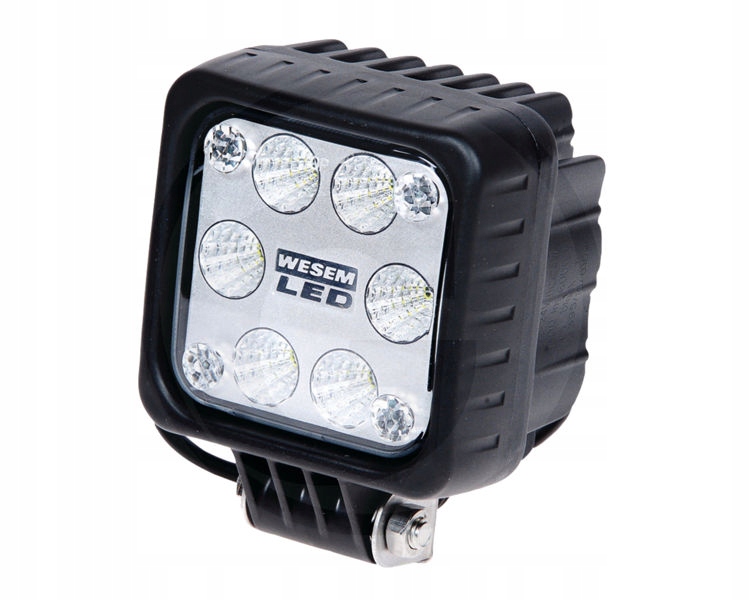 Štvorcová LED pracovná lampa 12 / 24V 1500lm WESEM