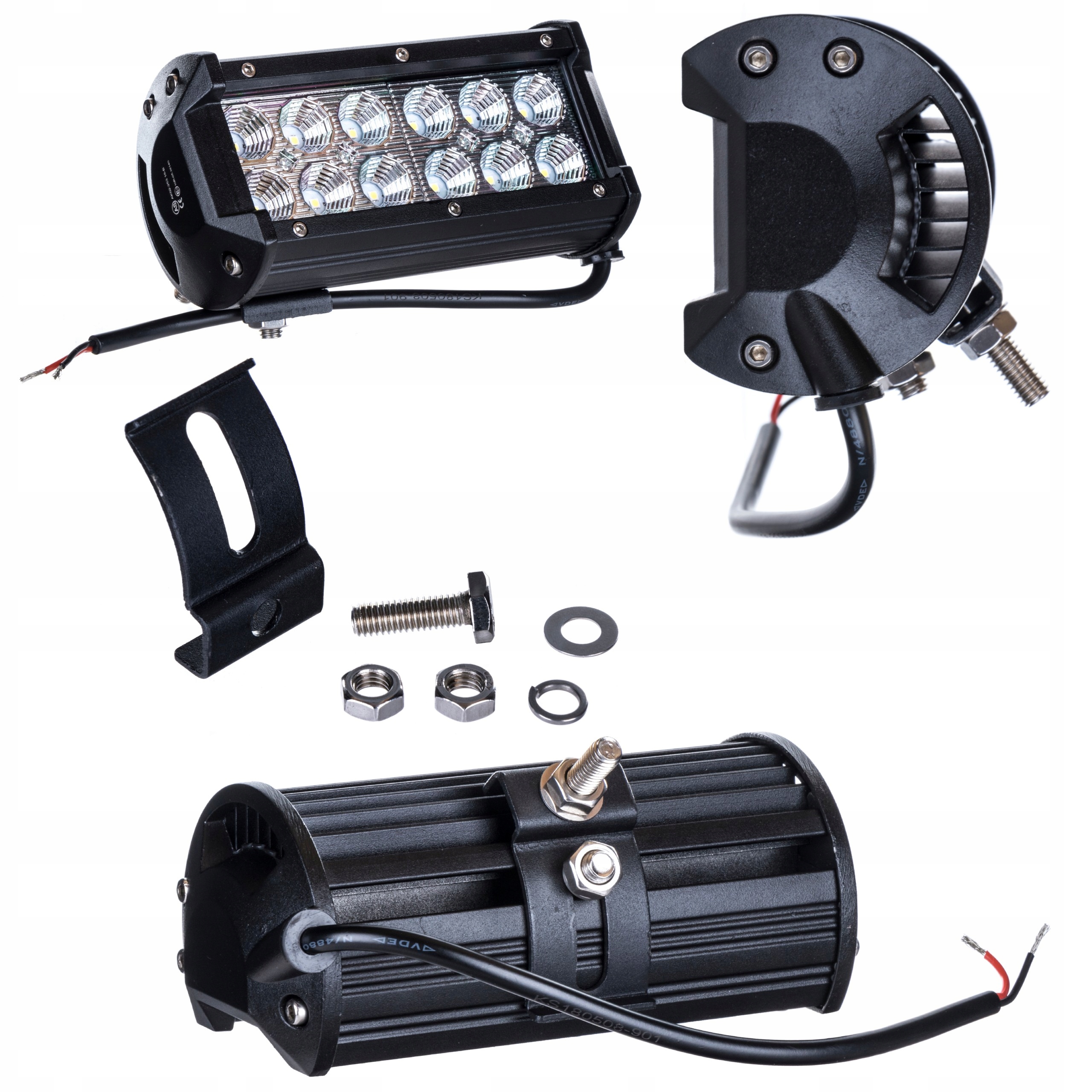 LED halogénová pracovná lampa 36W 12V 24V 3240Lm 6000K