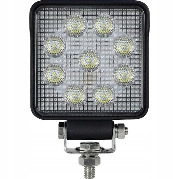 Štvorcová LED pracovná lampa, 15W 1710 lm