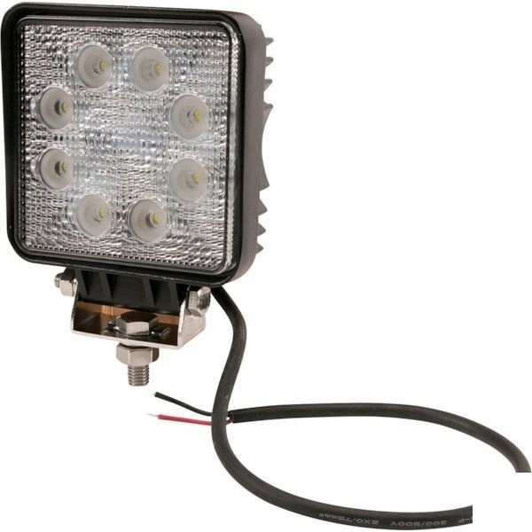 Štvorcová LED pracovná lampa, 24 W 1920 lm