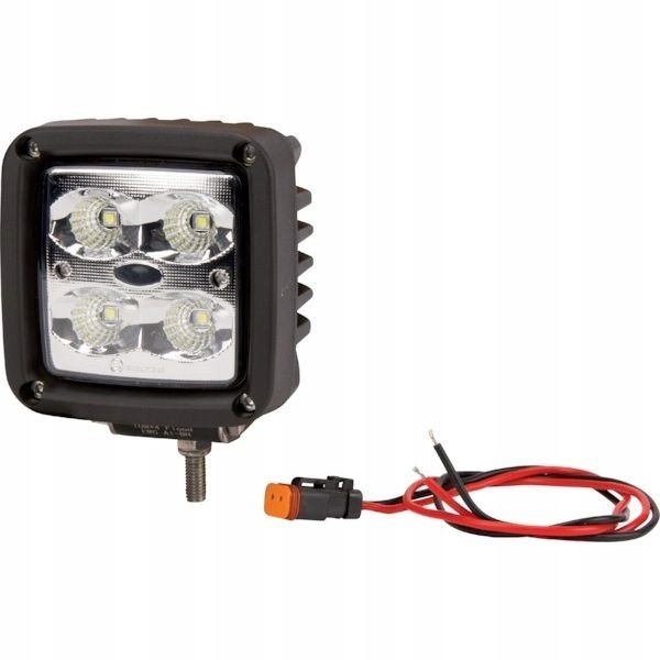 Štvorcová LED pracovná lampa, 40 W 4500 lm