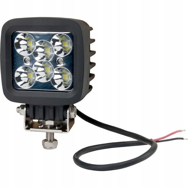 Štvorcová LED pracovná lampa, 42W svetlo 3780lm str