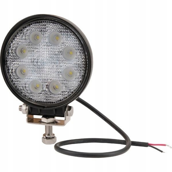 Okrúhla LED pracovná lampa, štartovacie svetlo 24 W, 1920 lm