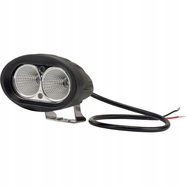 Oválna LED pracovná lampa, 20W 1800lm difúzor