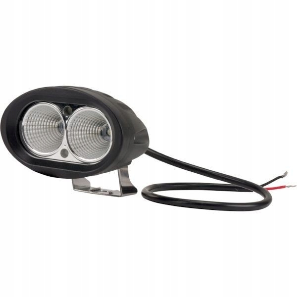 Oválne LED pracovné svietidlo, 20W, 1800lm, zameria svetlo