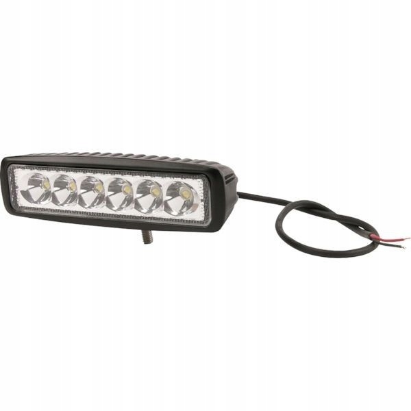 Obdĺžniková LED pracovná lampa, 18 W, svetlo 1440 lm