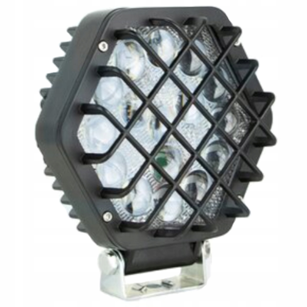 Pracovná lampa s kovovým krytom 16 LED 48W