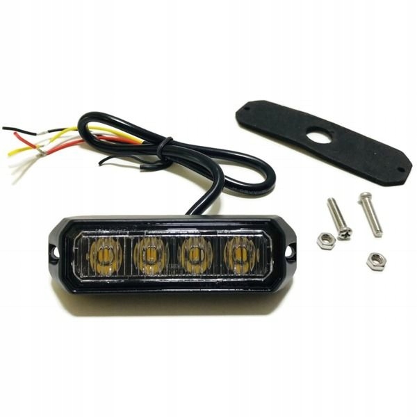 Stroboscope lampa 4LED 12 W 12-24 V R65 R10 ALR