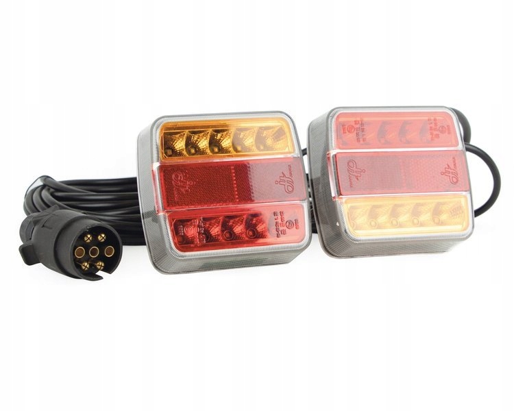 Zadné LED svietidlá prívesu 4 funkce kabel 7,5m na magnet TT TECHNOLOGY