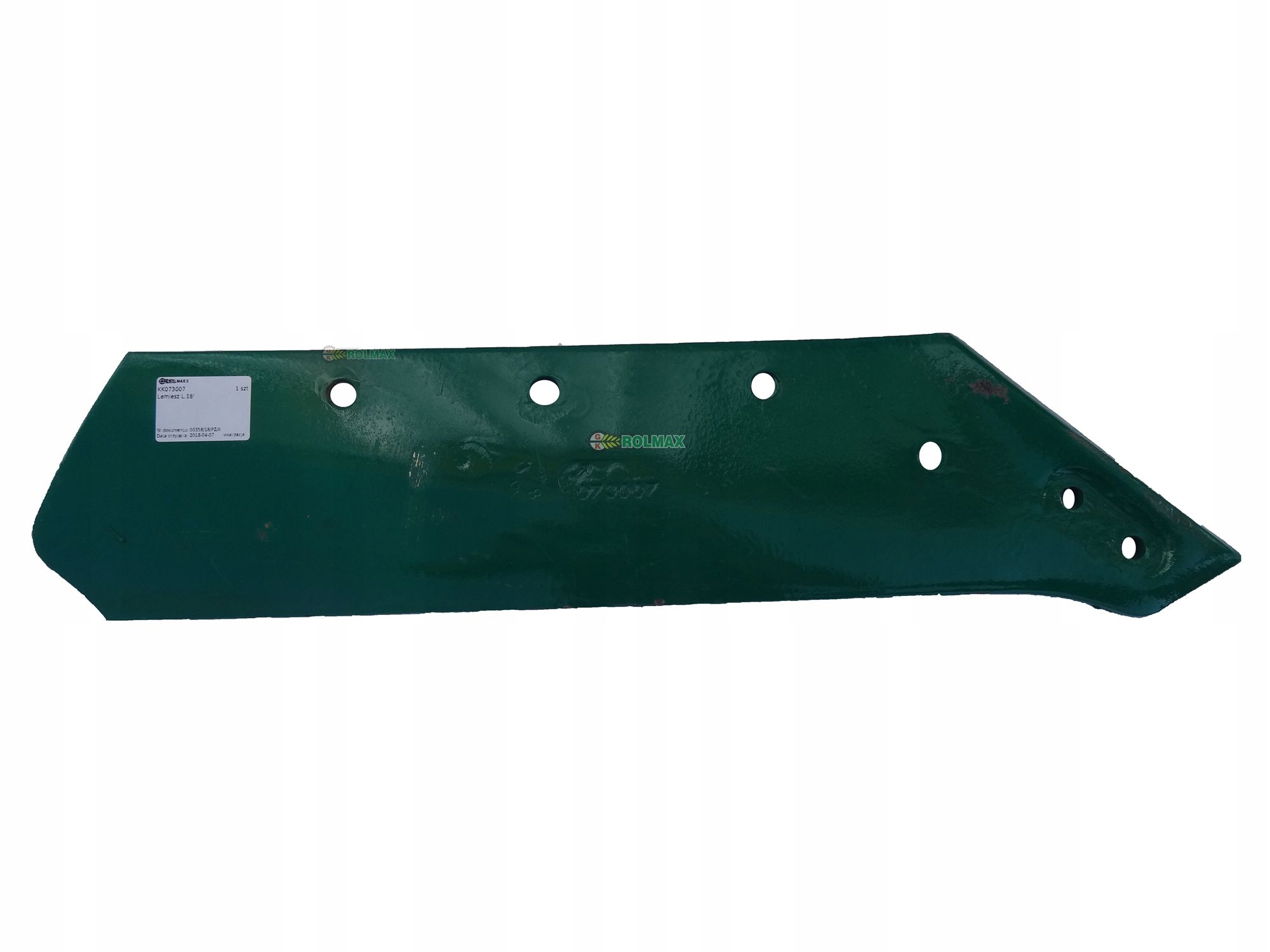 Čepeľ vľavo 18 “Kverneland KK073007