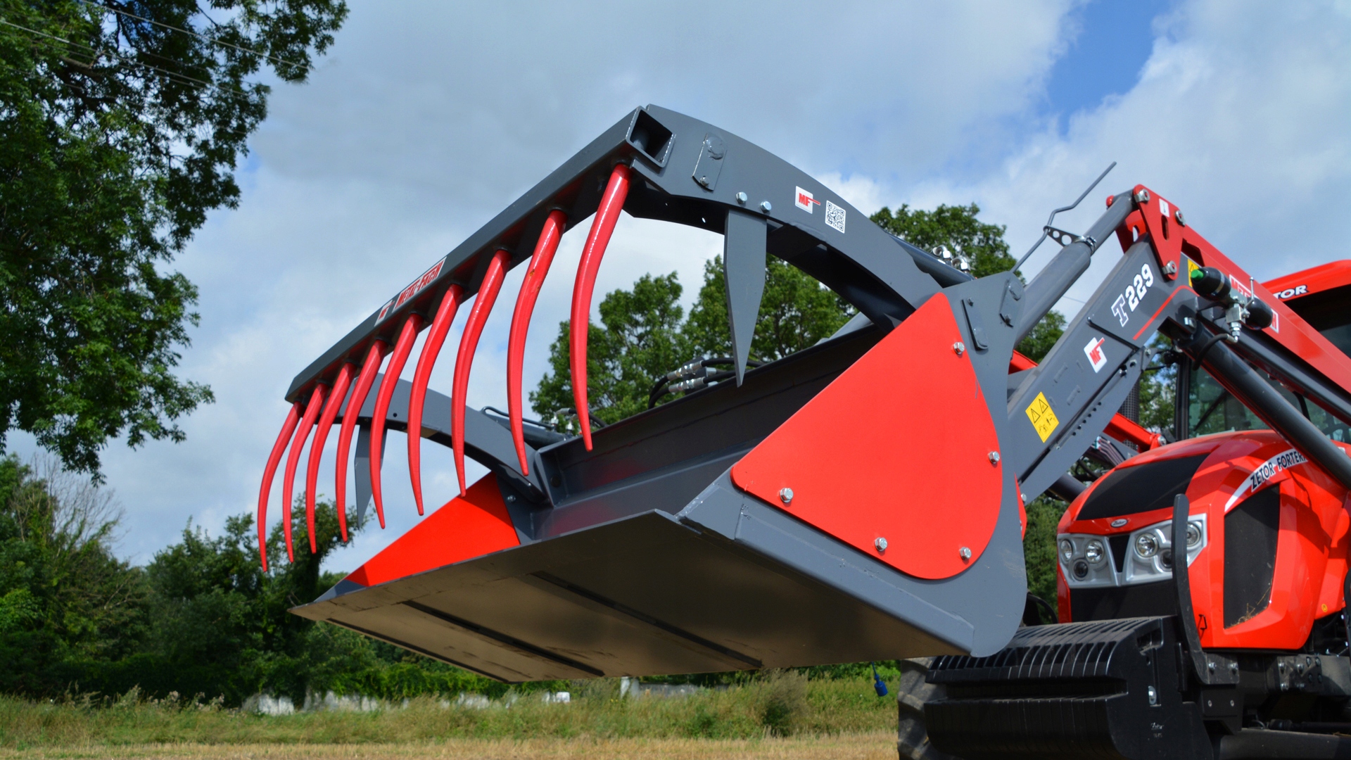 Drapák vedro model Q 2,0 m METAL-FACH