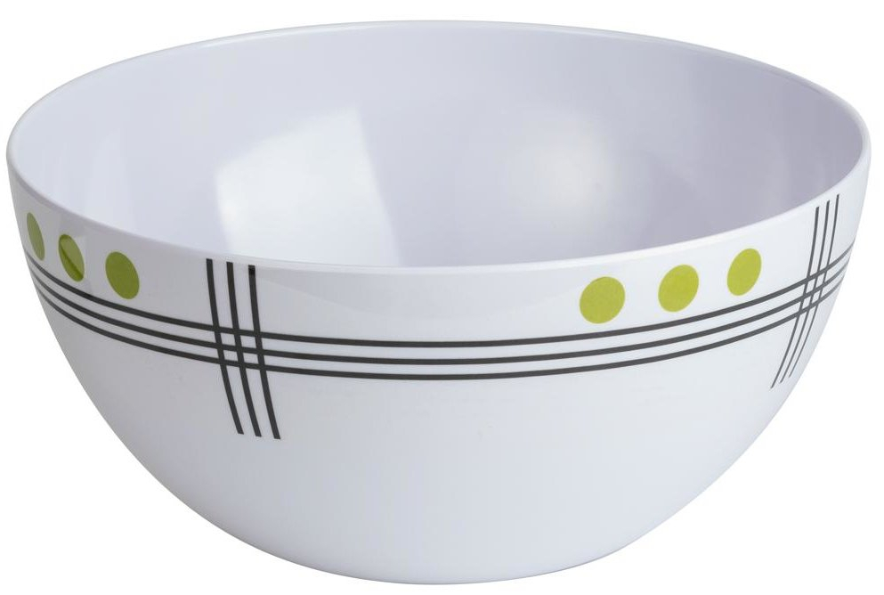 MISKA VEĽKÁ MISKOVÁ DOSKA MELAMÍNOVÉ BERGEROVÉ BODKY 25cm