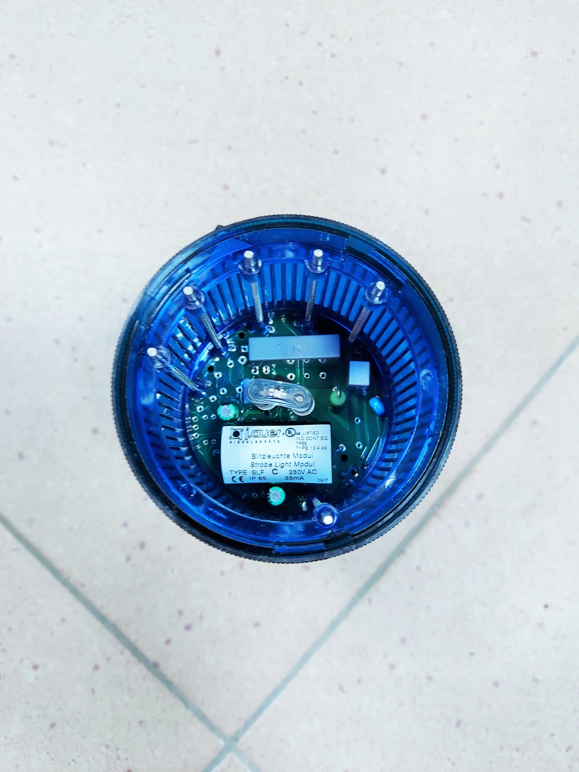 Stroboskopický svetelný modul 7A55 SLF 35mA 230V