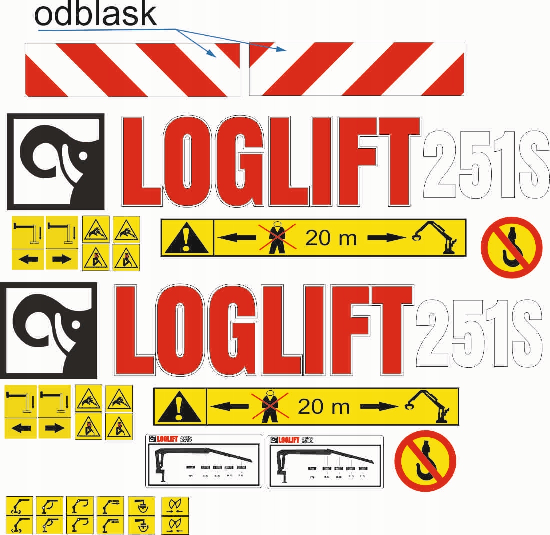 Nálepka, štítok HDS - LOGLI 251s
