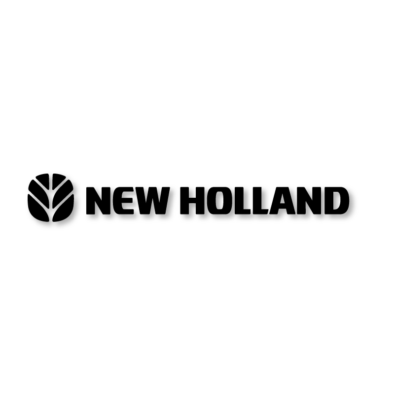 Nálepkový nápis NEW HOLLAND do 60cm 2 ks ČIERNY