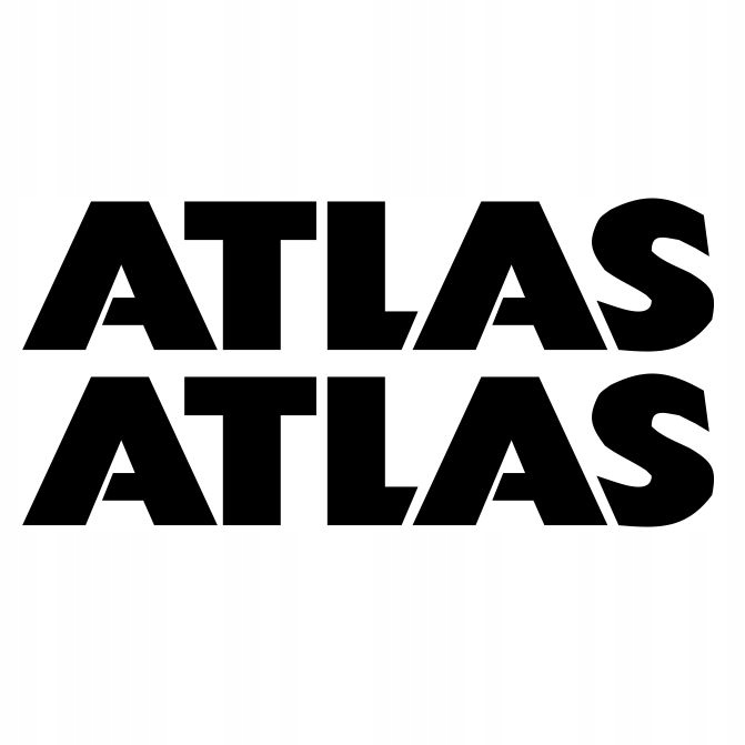 Nálepky Rýpadlo ATLAS ŁADOWARKA DŹWIG HDS do 60cm
