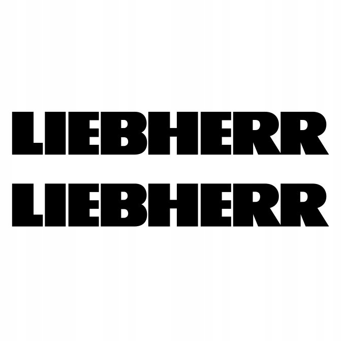 Nálepky rýpadlo LIEBHERR ŁADOWARKA do 60 cm