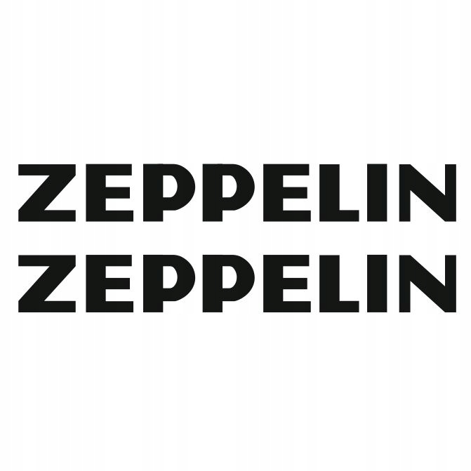Nálepky ZEPPELIN EXCAVATOR nakladač do 60 cm