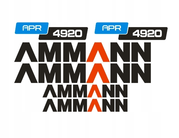 Nálepky zabalené s AMMANN APR 4920