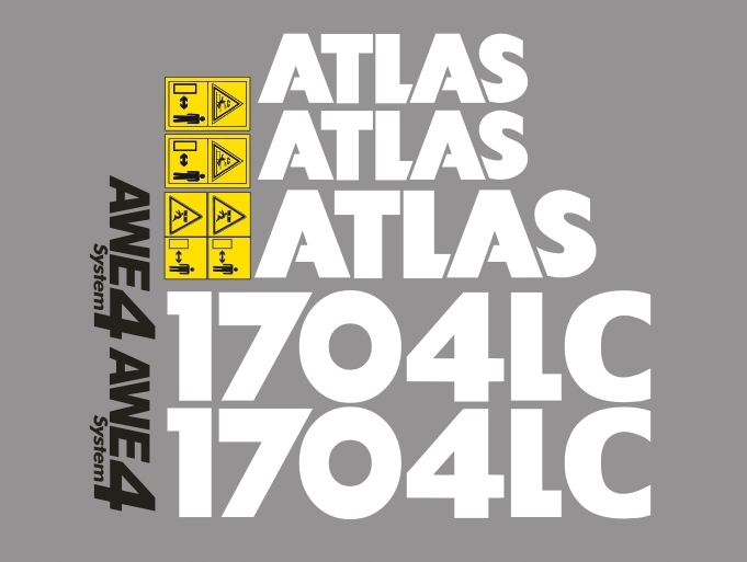 Samolepky zabalené Atlas 1704LC