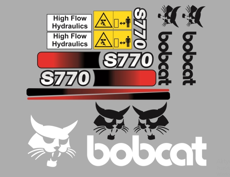 Nálepky - BOBCAT S770