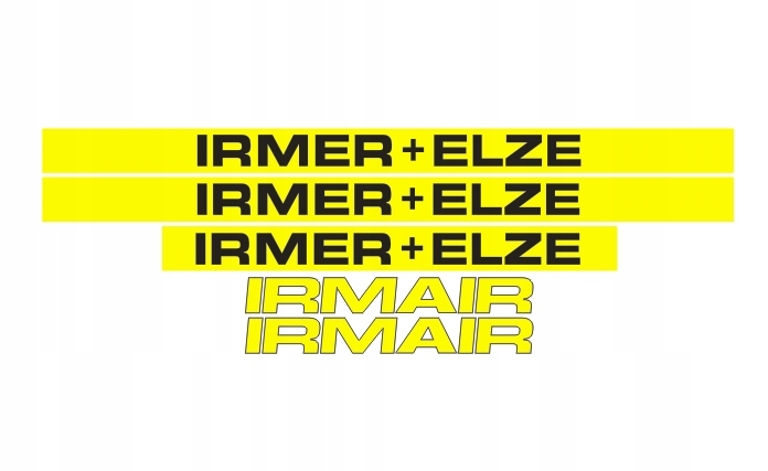 Nálepky, obaly IRMER + ELZE IRMAIR