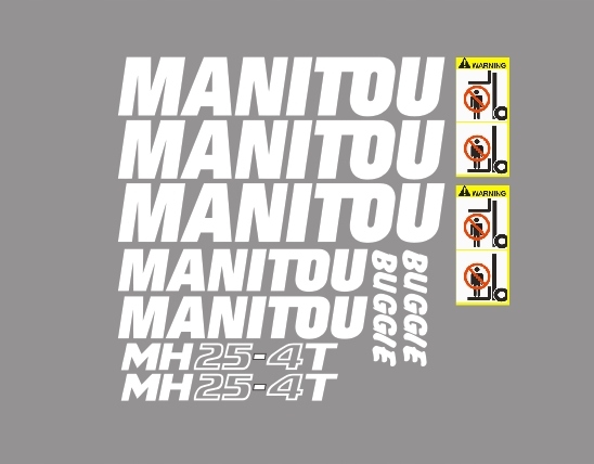 Nálepky - MANITOU MH 25-4T