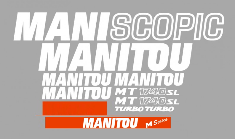 Nálepky - MANITOU MRT 1740 SL