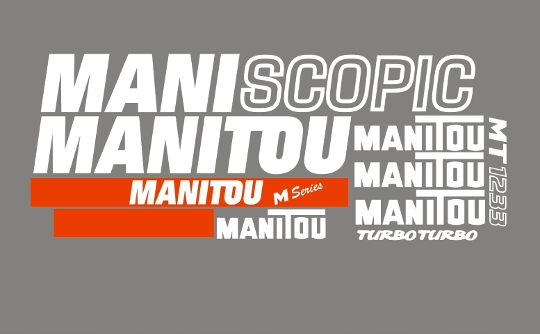 Nálepky - MANITOU MT 1233