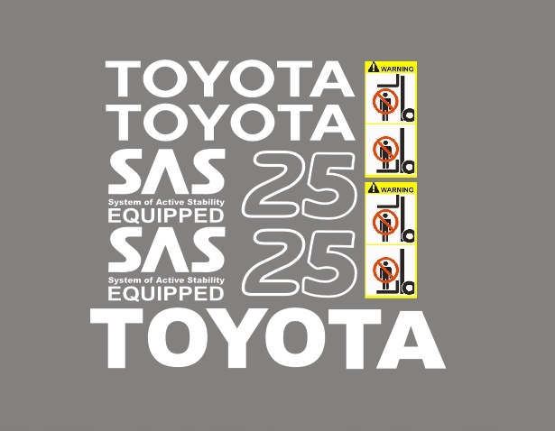 Nálepky súvisiace s TOYOTA 25