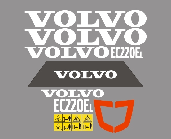 Nálepky, obaly VOLVO EC220EL