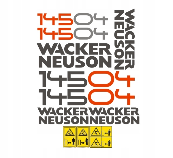 Nálepky - WACKER NEUSON 14504