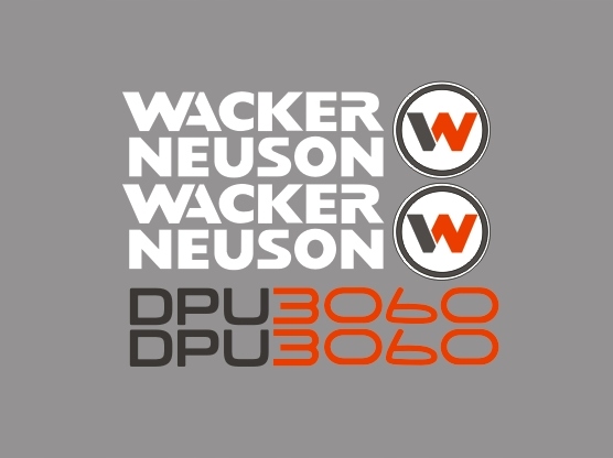 Nálepky - WACKER NEUSON DPU3060