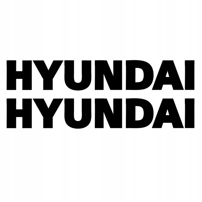 Samolepky vysokozdvižný vozík s nápisom HYUNDAI do 60 cm