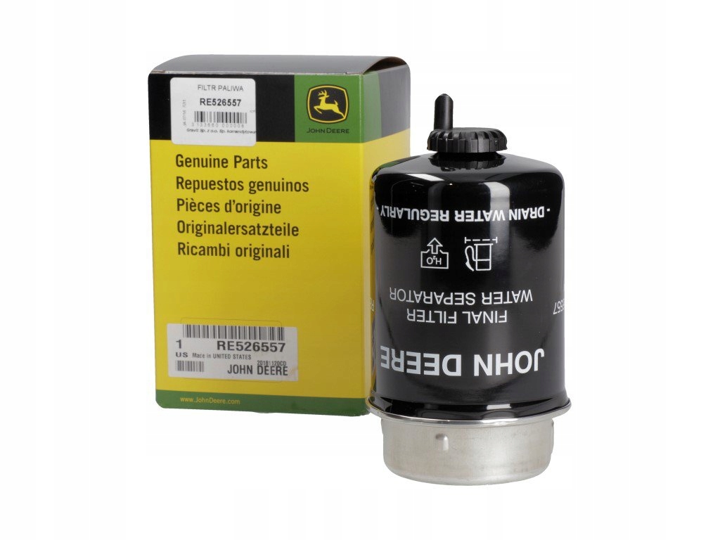 Originálny palivový filter John Deere RE526557