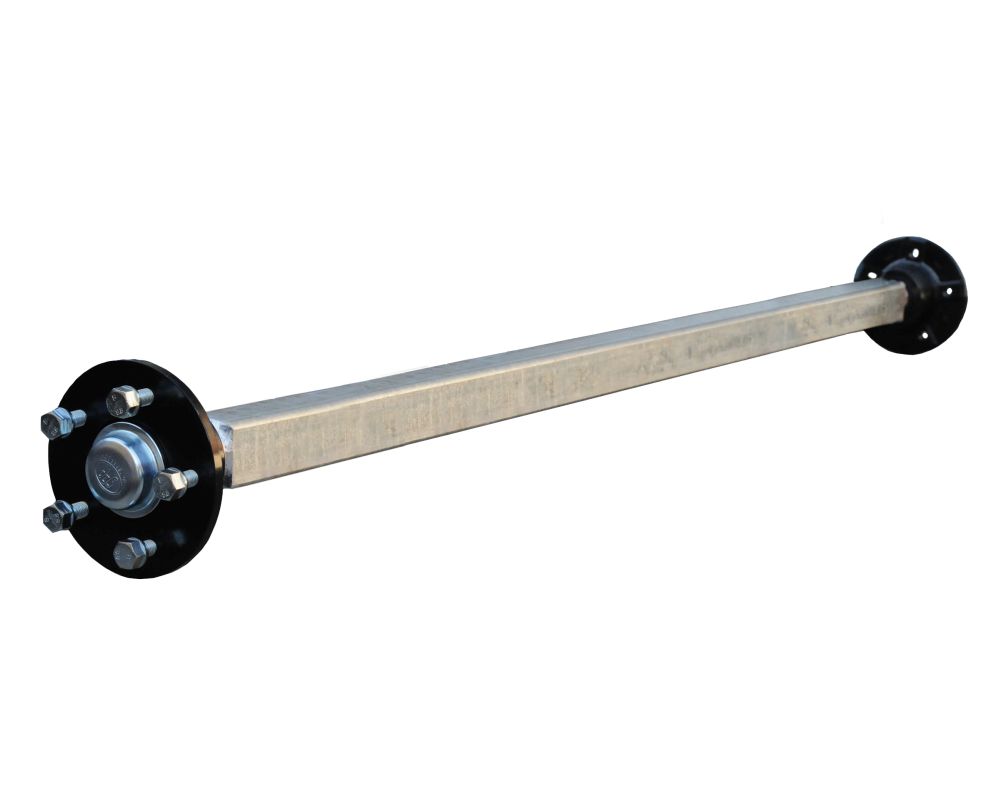 Rovná tuhá náprava prívesu 1630 mm pružiny 5x112