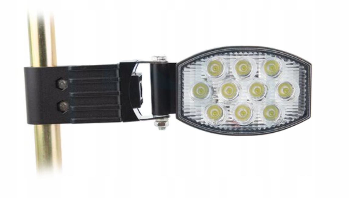 Oválna bočná pracovná lampa 10 LED 30W