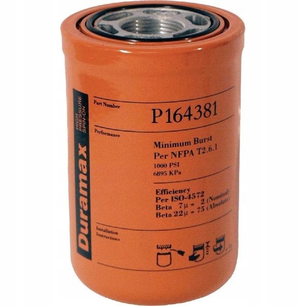 P164381 Hydraulický filter Duramax Donaldson