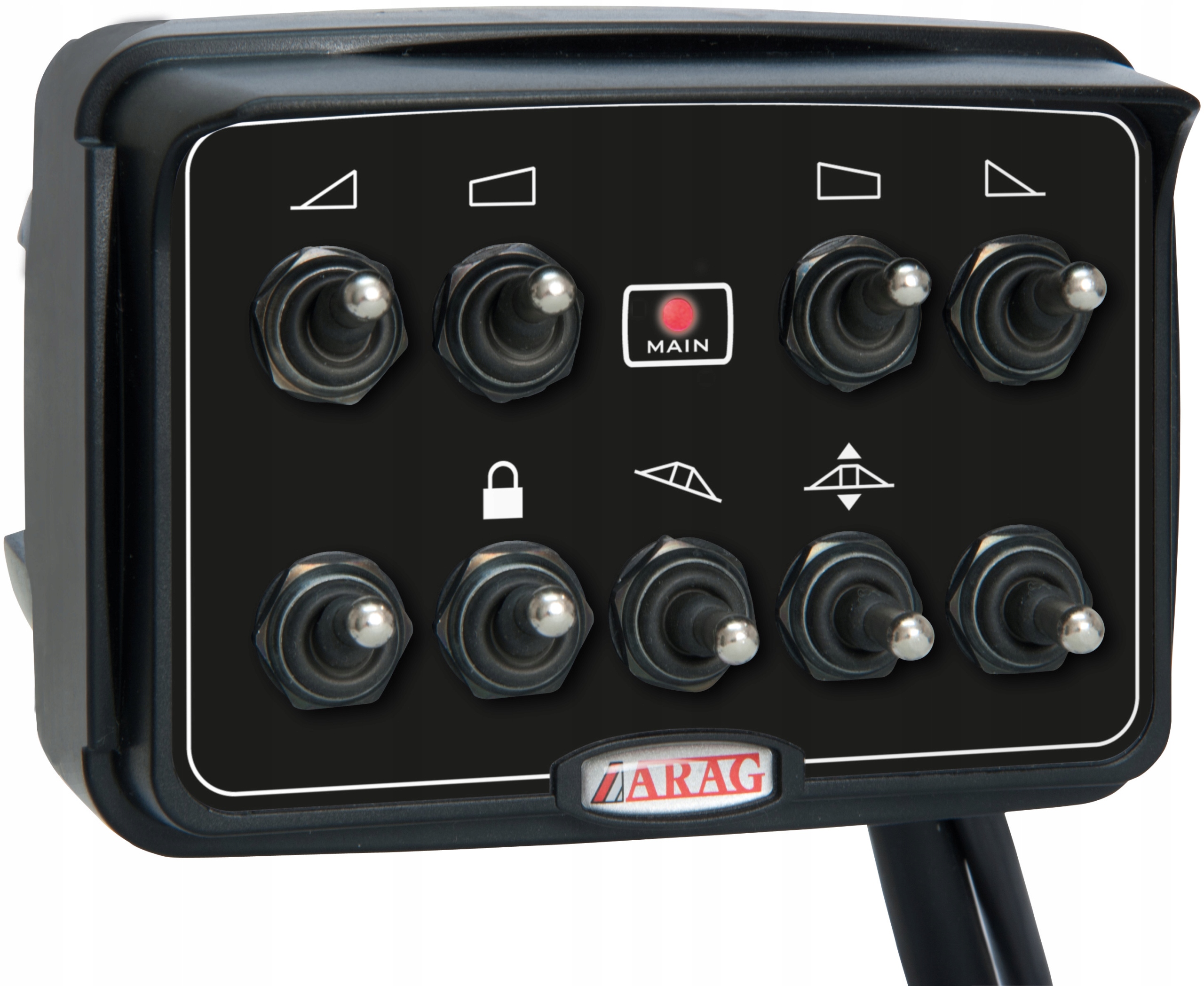 OVLÁDACÍ PANEL HYDRAULICKÝ REGULÁTOR 9 SEKCIÍ