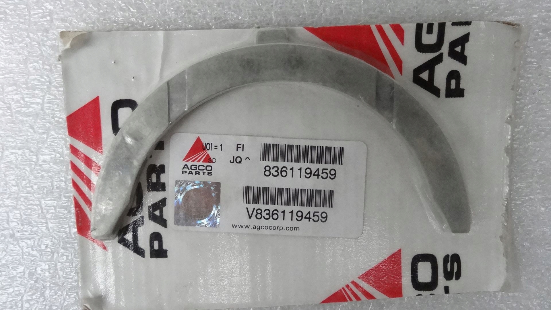 Dorazový krúžok hriadeľa Massey Ferguson V836119459