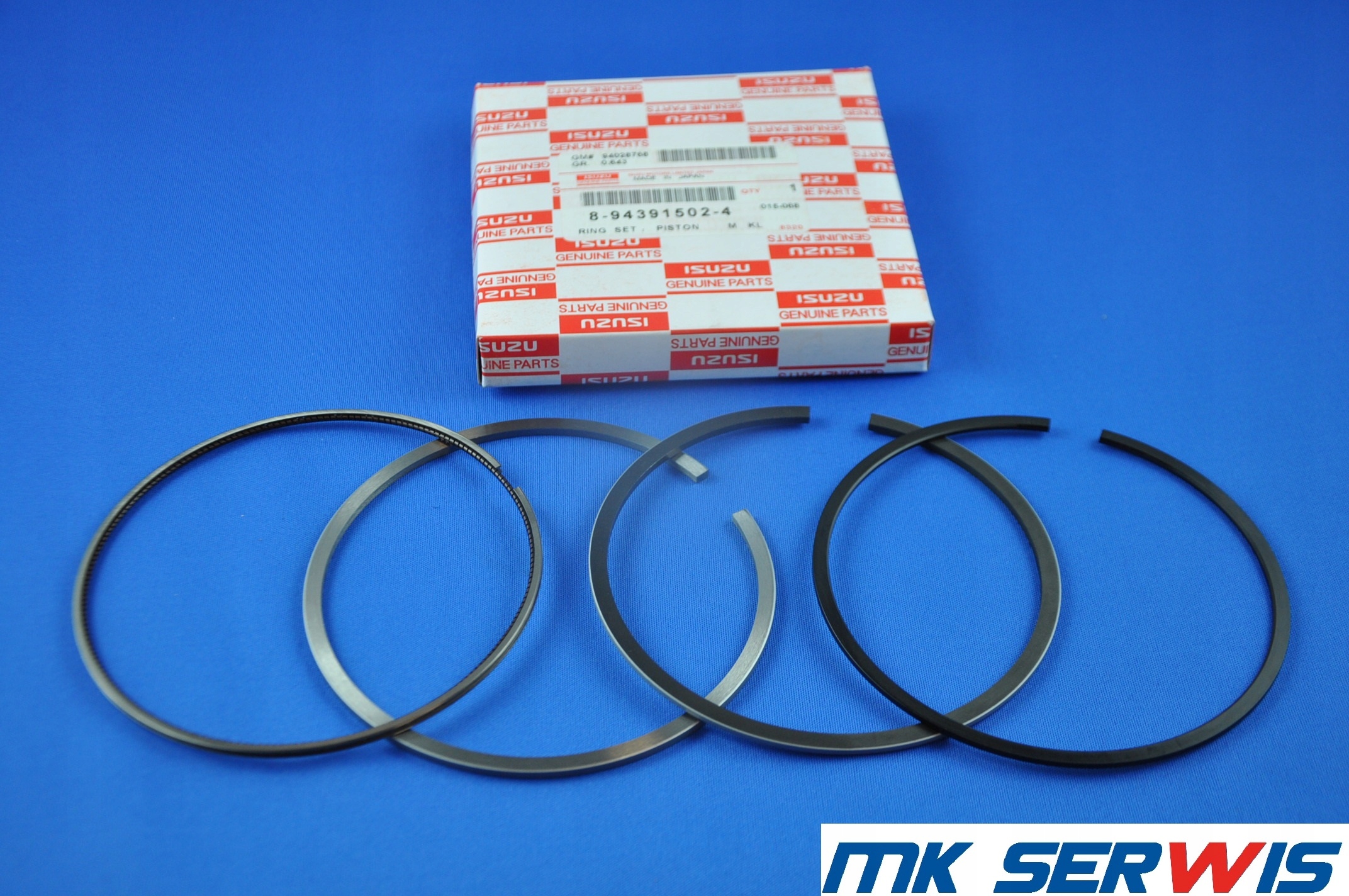 Piestne krúžky ISUZU 4HK1 6HK1 JCB HITACH CASE