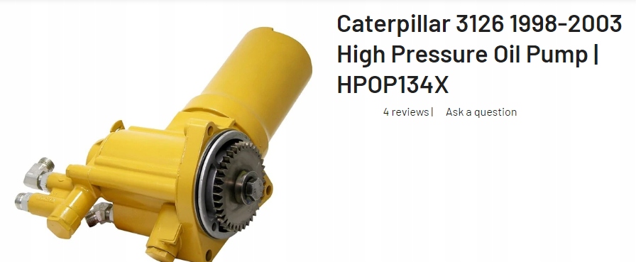Čerpadlo Caterpillar hydraulické HEUI C3126