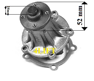 Vodné čerpadlo Toyota kočík motor 5r