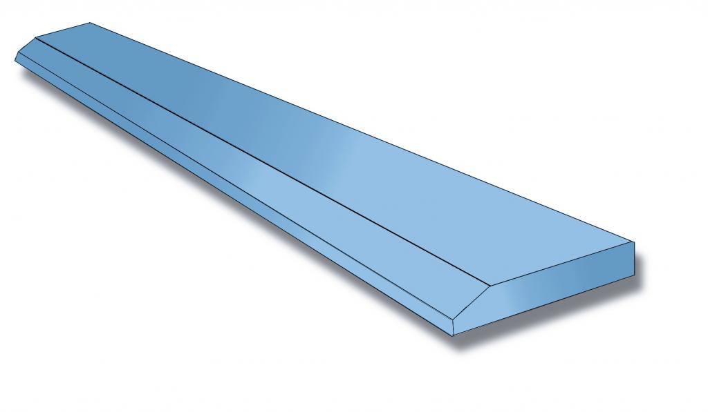 Propagácia - Čepeľ na vedro 20x150 x1000mm 500HB