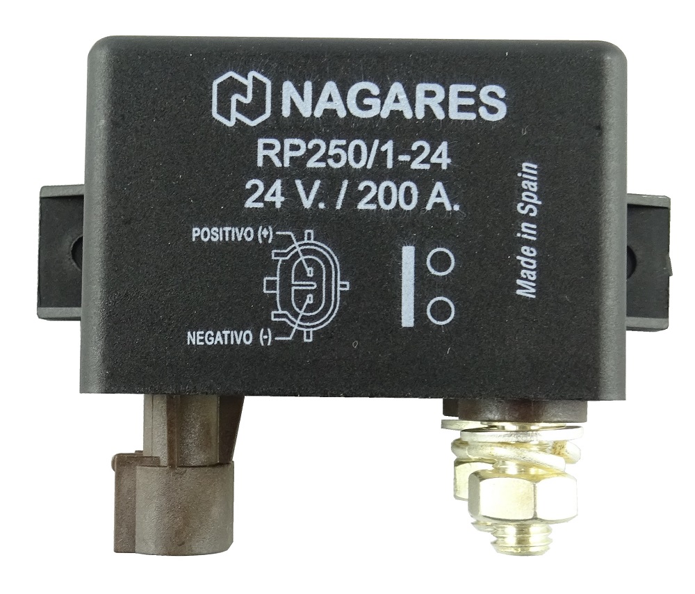 Relé Nagares 24V 200A RP250 / 1-24